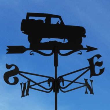 mini land rover weathervane